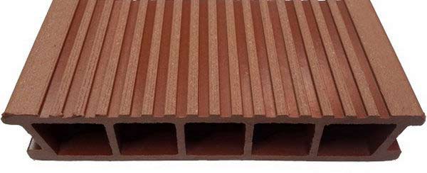 Цветовая гамма террасной доски Deckron (цвет терракот)