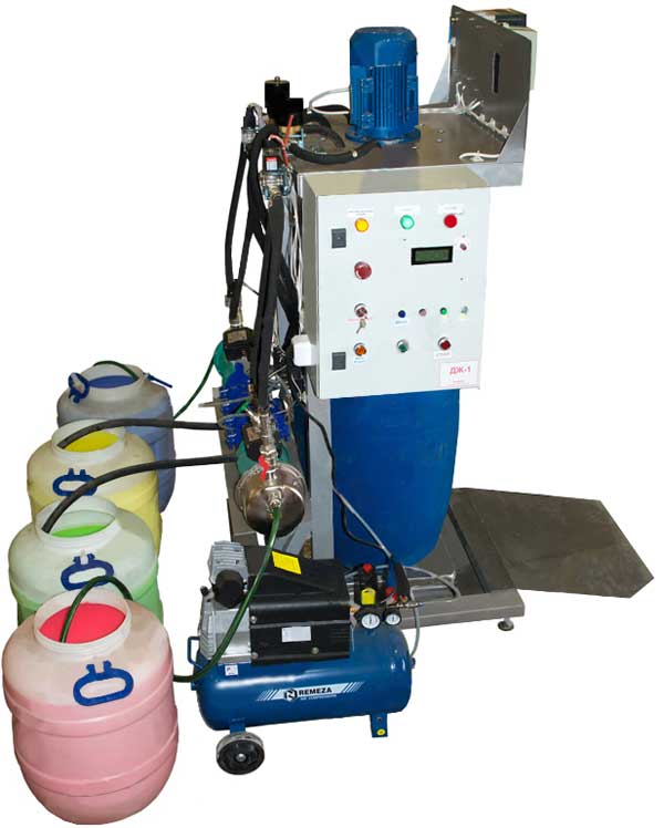 Система автоматической дозировки жидких компонентов при изготовлении краски